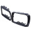 51168254903 Car Black Rearview Mirror Cover Shell Side Mirror Frame Replacement For- E53 X5 2000-2006 Left 3