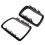 51168254903 Car Black Rearview Mirror Cover Shell Side Mirror Frame Replacement For- E53 X5 2000-2006 Left 6