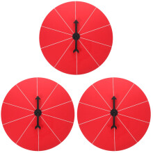 3Pièces Roue Rotative Rouge Pour Jeux Animations De Soirée
