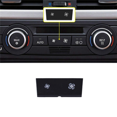 Car A/C Control Panel Fan Speed Button Key for  1 3 X1 X3 Series E81 E82 E87 E88 E84 E90 E91 E92 E93 F25 1