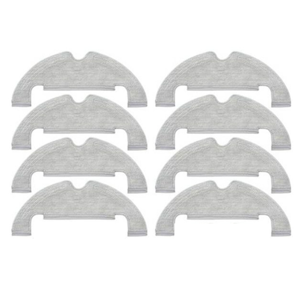 8Pcs Washable Mop Cloth for   Bot D10  RLS3D Robot Vacuum Cleaner Replacement Spare Parts