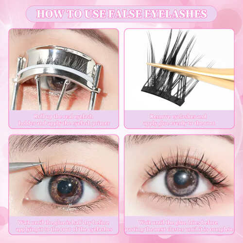 3D False Eyelashes 5-Pack for Party Makeup 1
