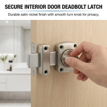 (Brushed Nailed Latch) Sichere Zinklegierung-Türverriegelung