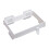 (White) Porte-Sacs Pliable Murale Économiseur d'Espace 1