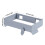 (Gray) Wall Mount Foldable Trash Bag Holder - Space Saving 3