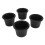 4PCS Heavy Duty Rubber Bed Risers for Desk Couch Sofa Tables Type A 15