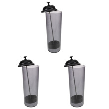 3St Multifunctionele Plastic Opbergemmer Voor Rietjes En Keukengerei