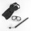 (Black, M) Diving Mask Snorkel Fins Set - Multicolor 2
