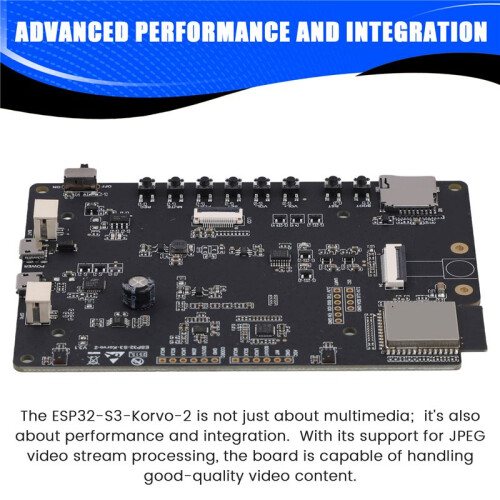 ESP32-S3-Korvo-2 V3.1 DevelopmentBoard Dual-Microphone Array Integrated Peripherals Support JPEG Video Stream Processing 1