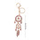 (Pink) Rhinestone Dream Catcher Keychain - Holiday Gift 3