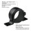 Black 60mm Fuel Pump Single Mount Bracket Fuel Filter External Bracket Clamp Cradle for 044 3