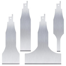 Lame de Grattoir pour Scie Alternative 4 PièCes, Lames Recipro Tools Comme Accessoires de Fixation et Adaptateur pour Scie Alternative