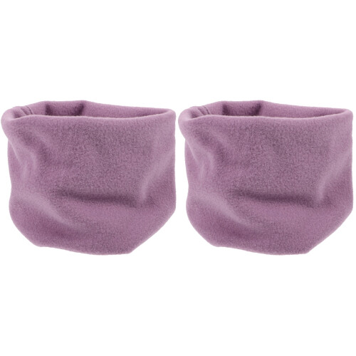 2Pièces Protection Oreilles Multifonction En Coton Doux Violet