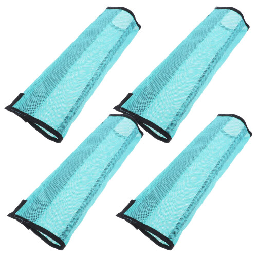 4Pcs Lightweight Horse Mesh Fly Boots Protective Leg Wraps for Riding