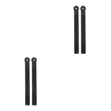 4St Zwarte ABS Vervangbare Skategespen Voor Snowboards En Rollerskates