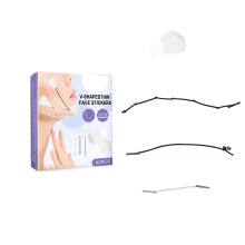 Transparent Face Lift Strips For Wrinkle Reduction Invisible Face Tapes With Ropes Elastic And Waterproof Non-Irritating V Shape Facial Lifting Kit