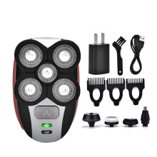Multifunctionele elektrische scheerkop met 7D zwevende kop, geschikt voor nat en droog gebruik, LED-display, USB-oplaadfunctie, baardtrimmer voor