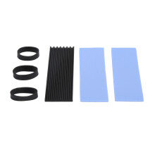 Thermal Conductivity Aluminum Heatsink M.2NVMe Heatsink Groove Design Cooling Effect High-Quality Material Easy to Install Durable Material