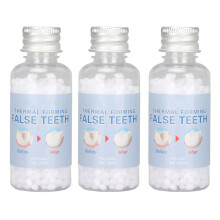 Provisional Fake Teeth Replacement Kit Moldable Dental Restoration With Thermal Beads Easy To Use Smile Repair Solution Biodegradable & Safe