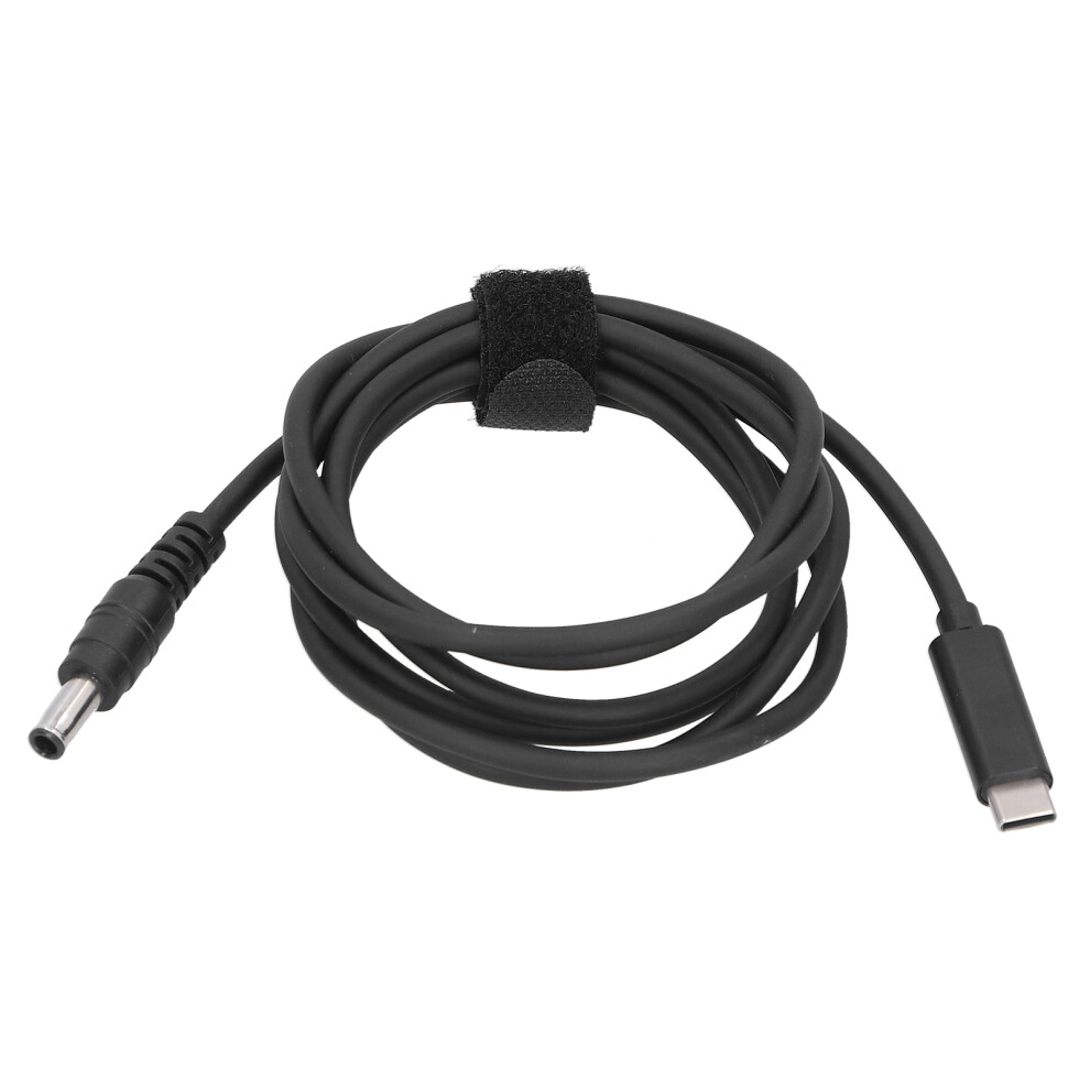 PD Power Delivery Compatible USB C Adapter Cable With Durable Woven Nylon Design Right Angle DC Tip Smart Blue Tip Converter For HP Laptop-image-OPC-PSCTSS8-NEW