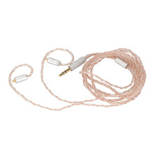 Improved Bass And Midrange Replacement Earphone Cable With Reduce Distortion Skin Effect Reduction HiFi IEM Cable Sweat Resistant And Tangle Free