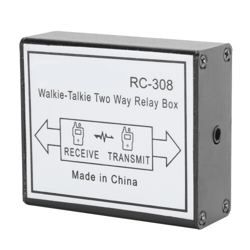 Real Time Duplex Repeater Two Mode Select Controller With K Plug Cable Audio Trigger Mode Compatible For Handheld Radios, Two Way Forwarding Function 2
