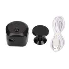 Auto Night Vision Security Camera Wireless Indoor Real Time Display Compact Design With Smart Motion Detection And135Degree Wide Angle Clear Image