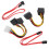 Locking Latch SATA Power Splitter Cable Cable Management Plug & Play Installation Fast Data Transfer Environment Friendly Backwards Compatible 3