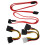 Locking Latch SATA Power Splitter Cable Cable Management Plug & Play Installation Fast Data Transfer Environment Friendly Backwards Compatible 4