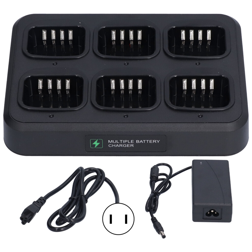 Rapid Gang Charging Station Six-Way Multi Unit Charger With Removable Ac Adapter Multi Color Charging Status Indicator Overheating And Overvoltage 9028731858494