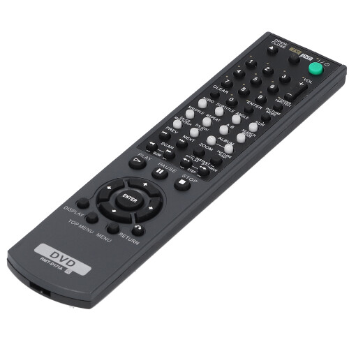 Sony DVD Player Remote Control Replacement Remote Control Battery Required ABS Material Long Range Up To8Metres No Setup Needed Sensitive Buttons 2
