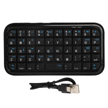 Led Backlit Mini Wireless Keyboard With Touchpad Qwerty Layout, Bluetooth Compatibility Rechargeable Battery Compact And Portable Design For All