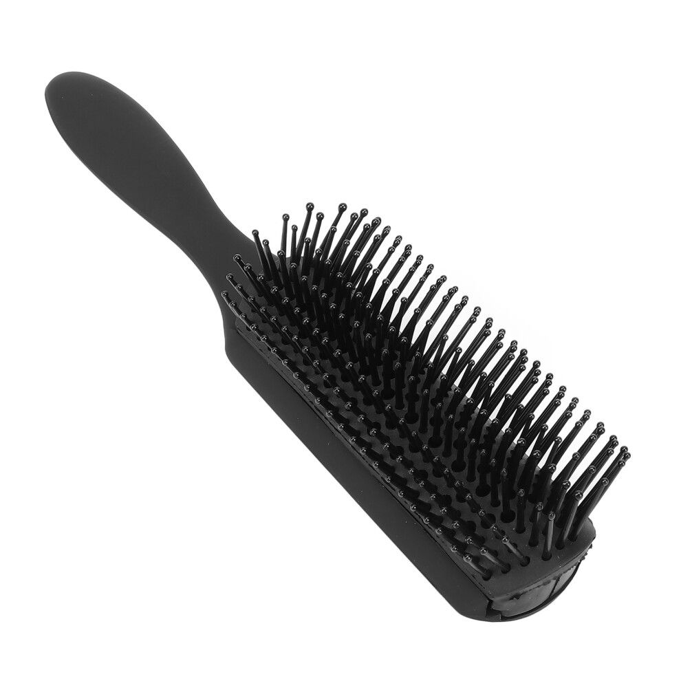 Detangling Brush Professional Hair Salon Portable Silicone ABS Styling Tool