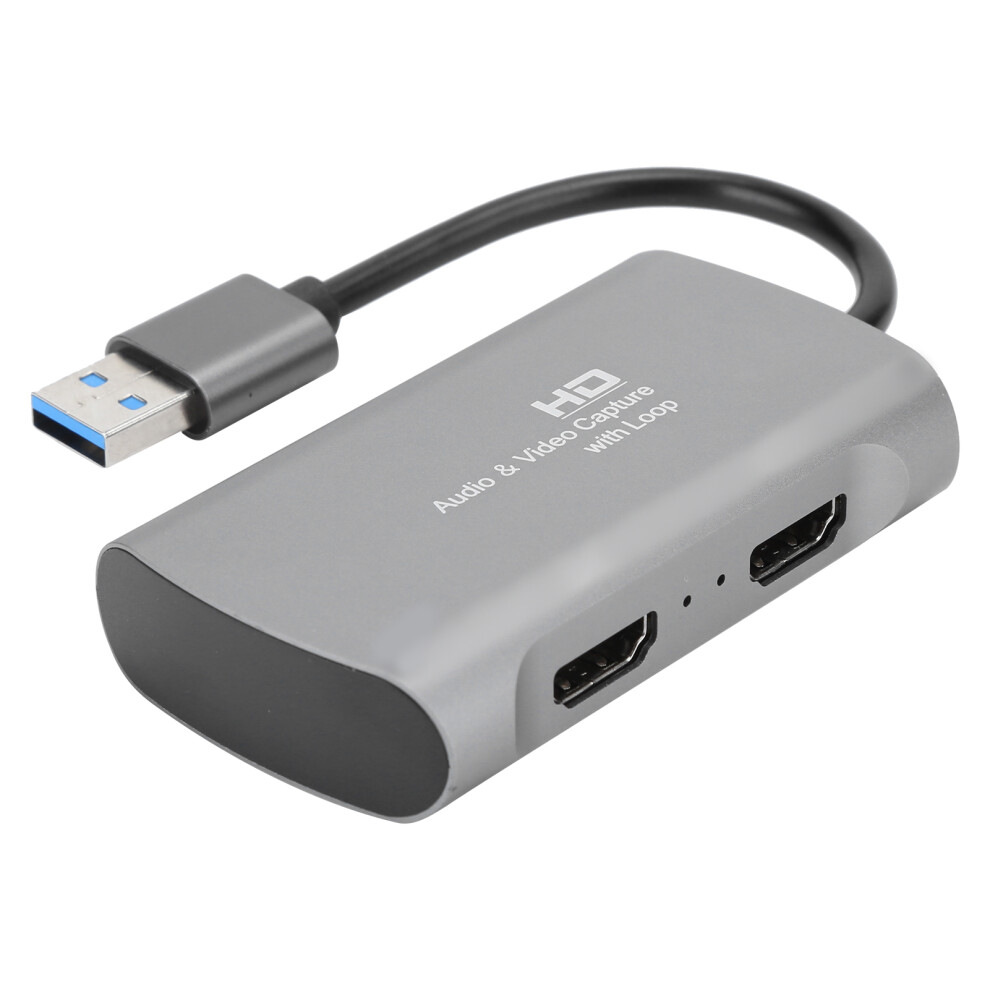 Ultra Low Latency Video Capture Device For Live Streaming, 4K Pass Through Hdmi To Usb C Recorder With Audio Input Output, Game Recording Tool For 9028731857817