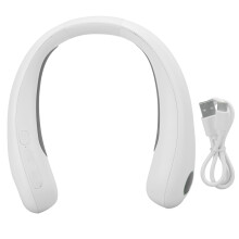 Personal Neck Fan Bladeless, 3Speeds Adjustable Cooling Fan Super Quiet for Travelers, Fast Charging Rechargeable Design for Office Home Use
