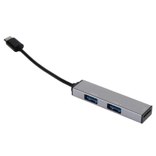Plug And Play USB Hub5Gbps Transfer Files Wide Compatibility Audio Headphone Jack Type C Interface Supports Positive Negative Insertion 2