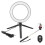 USB Powered Desk Light LED Ring Light With Adjustable Tripod Stand Compact And Portable Even Lighting Without Glare3Light Modes For Live Streaming 2