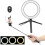 USB Powered Desk Light LED Ring Light With Adjustable Tripod Stand Compact And Portable Even Lighting Without Glare3Light Modes For Live Streaming 4