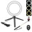 USB Powered Desk Light LED Ring Light With Adjustable Tripod Stand Compact And Portable Even Lighting Without Glare3Light Modes For Live Streaming 5