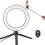 USB Powered Desk Light LED Ring Light With Adjustable Tripod Stand Compact And Portable Even Lighting Without Glare3Light Modes For Live Streaming 7