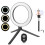 USB Powered Desk Light LED Ring Light With Adjustable Tripod Stand Compact And Portable Even Lighting Without Glare3Light Modes For Live Streaming 8