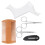 Conjunto de réguas para aparar bigode e bigode em plástico ABS resistente. Ferramenta de modelagem compacta e leve para iniciantes ou uso em 4