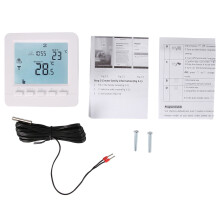 Programmable Thermostat Plug In Digital Temperature Controller Smart Wi Fi Remote App Adjustable Working Modes With Large LCD Backlit Display Energy