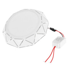 Adjustable Color Temperature Surface Mount Ceiling Light With Dimmable LED Chips Modern Brushed Nickel Flush Mount Round Luminaires Long Lasting