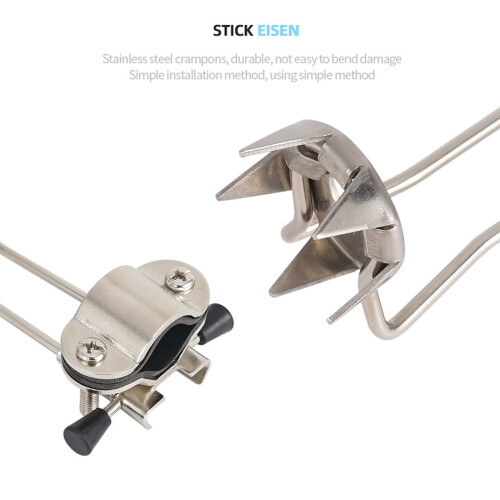Μπαλόνια πεζοπορίας Crampon Stick για χειμερινά σπορ, αντιολισθητικές άκρες πάγου με 2