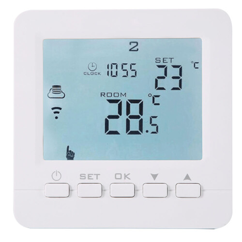 Programmable Thermostat Plug In Digital Temperature Controller Smart Wi Fi Remote App Adjustable Working Modes With Large LCD Backlit Display Energy 1
