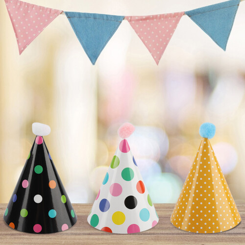 Customizable Drawstring Backpack Inspired Party Hats Personalized Look Fun DIY Activity Reusable Eco Friendly Materials Bright Colors Attractive 1