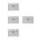 4Pcs Multifunctional Felt Laptop and Tablet Sleeve Light Grey Bag 1