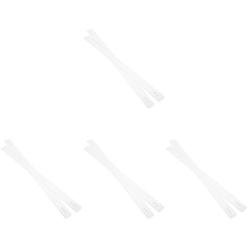 8Pcs Transparent Acrylic Rolling Pin Guides for Even Dough Thickness