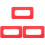 3Pcs Red PVC Fin Box Repairing Patch Paddle and Surfboard Connector 1